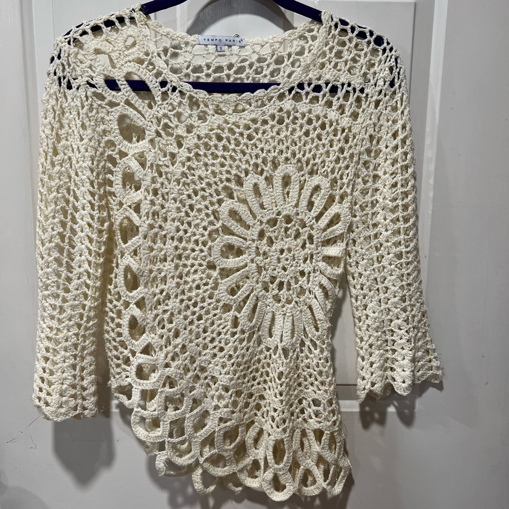 Beautiful Crochet Top with Flare!